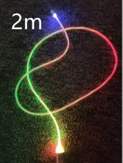 Multiple colors of the Magnetic Circular Magnetic Streamer Charging Cable in 2-meter lengths for versatile device charging.