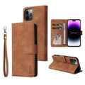 Full-body protective Flip Case Wallet Card Holder for Samsung and iPhone showing a slim and functional profile.